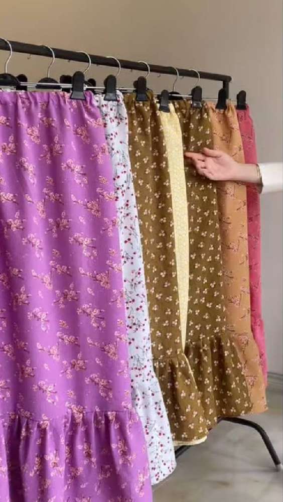 دامن گل گلی